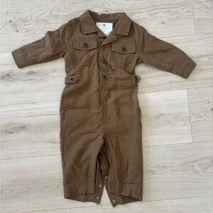 Banana Republic baby utility jumpsuit made with organic cotton